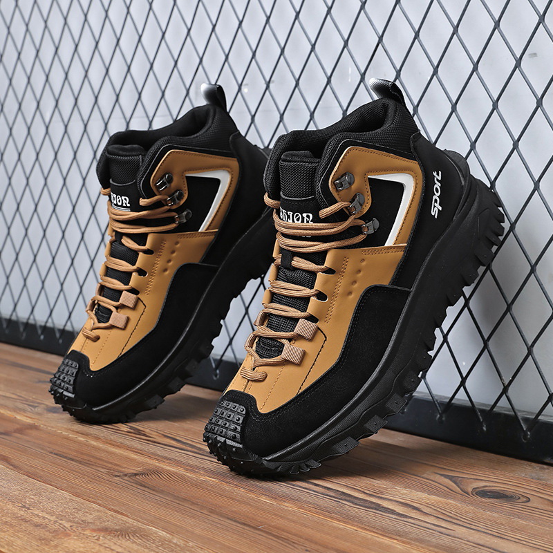 Fashion Men'S Boots - أحذية المشي لمسافات طويلة للرجال ذات
