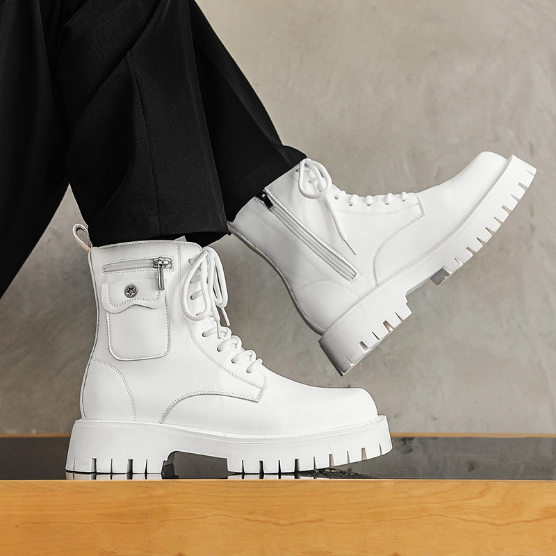 Fashion Men'S Boots - 2025 الاتجاه الرجال الأحذية أحذية رياضية