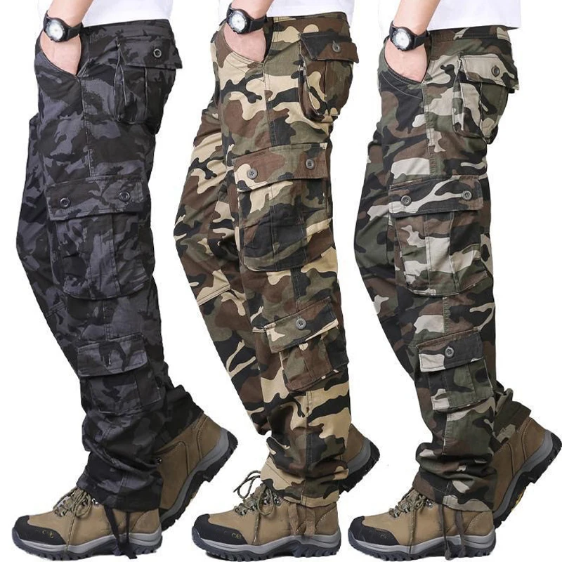 Mens Fashion Camo Pants - سراويل عسكرية مموهة للرجال سراويل عسكرية
