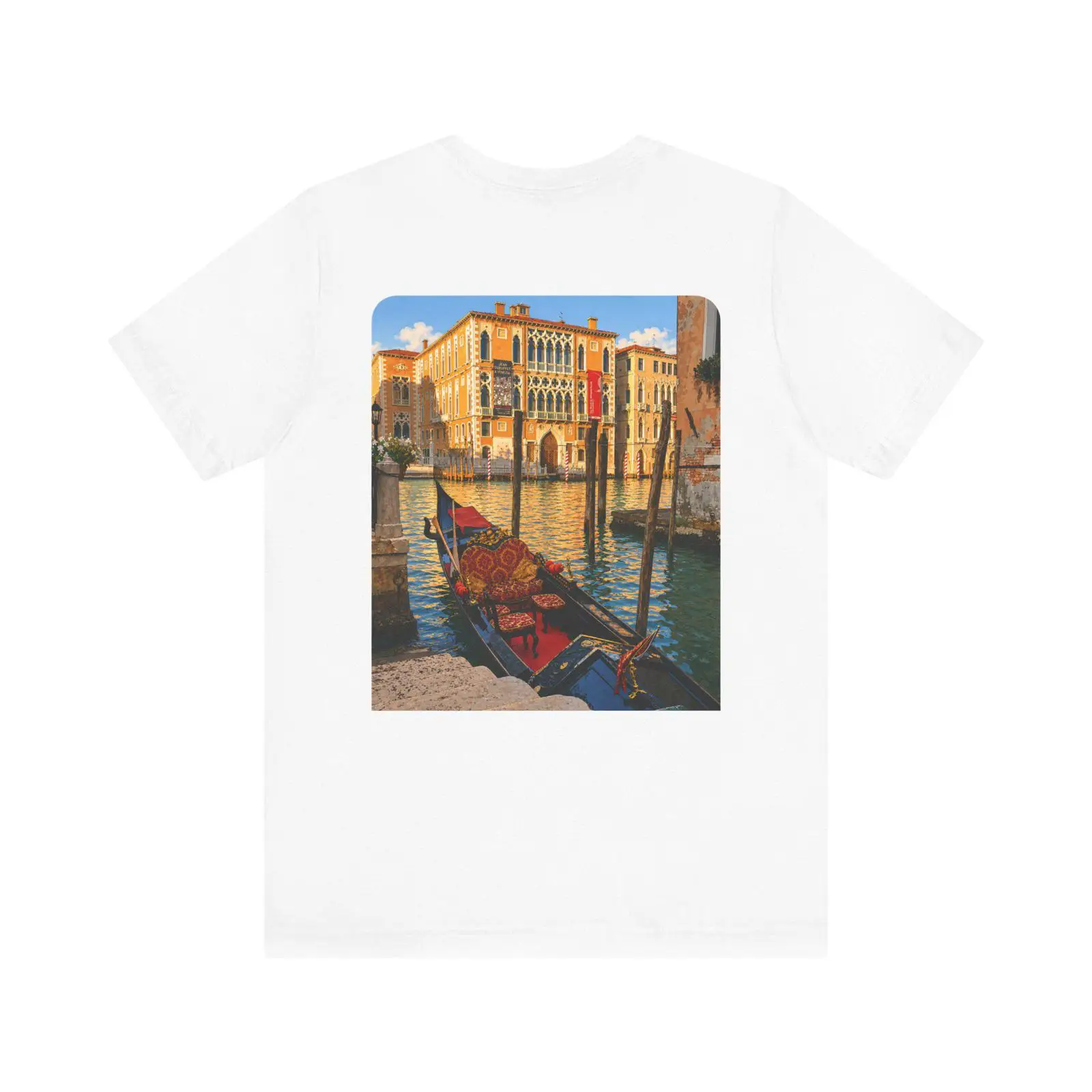 Men'S Fashion Venice Italy - تي شيرت بتصميم فني مستوحى من