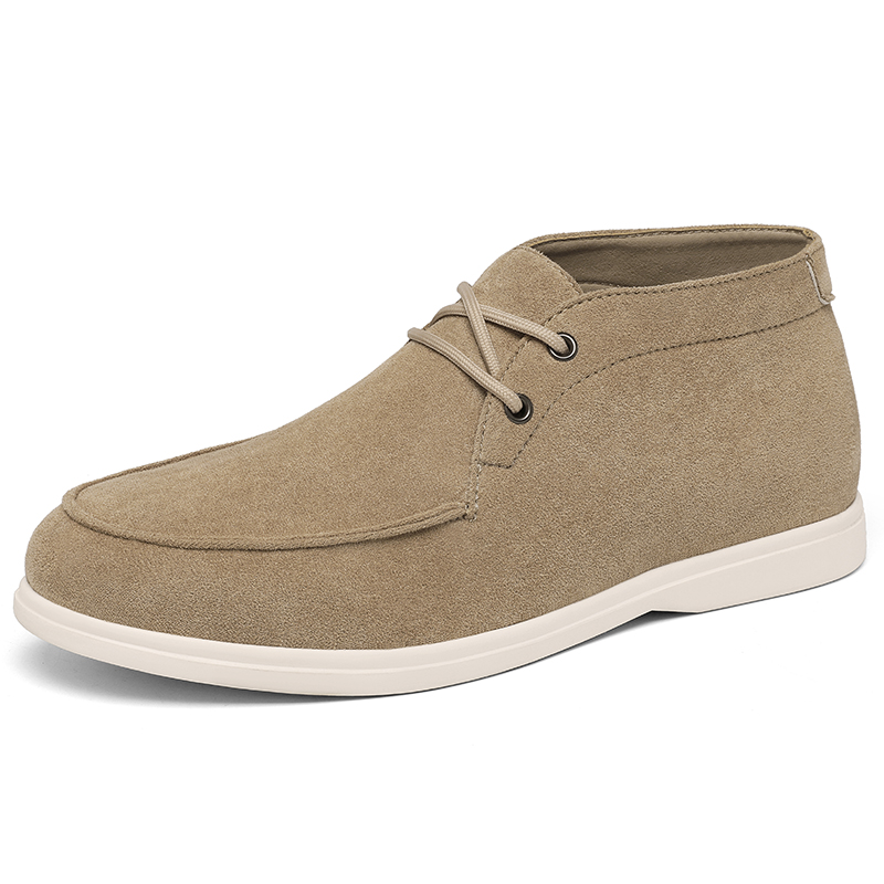 Fashion Men'S Boots - حذاء تشوكا كلاسيكي من جلد الغزال