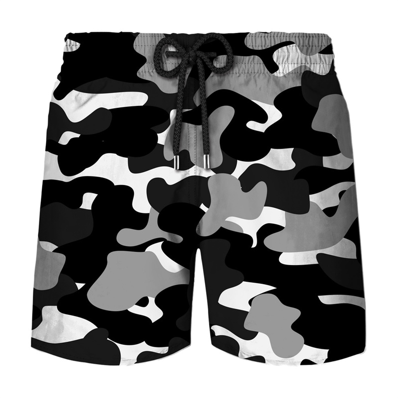 Mens Fashion Camo Pants - شورت كلاسيكي مموه للرجال ، مطبوع