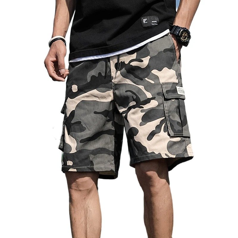 شورت رجالي جديد بنمط التمويه م - مراجعة Mens Fashion Camo Pants وسعره