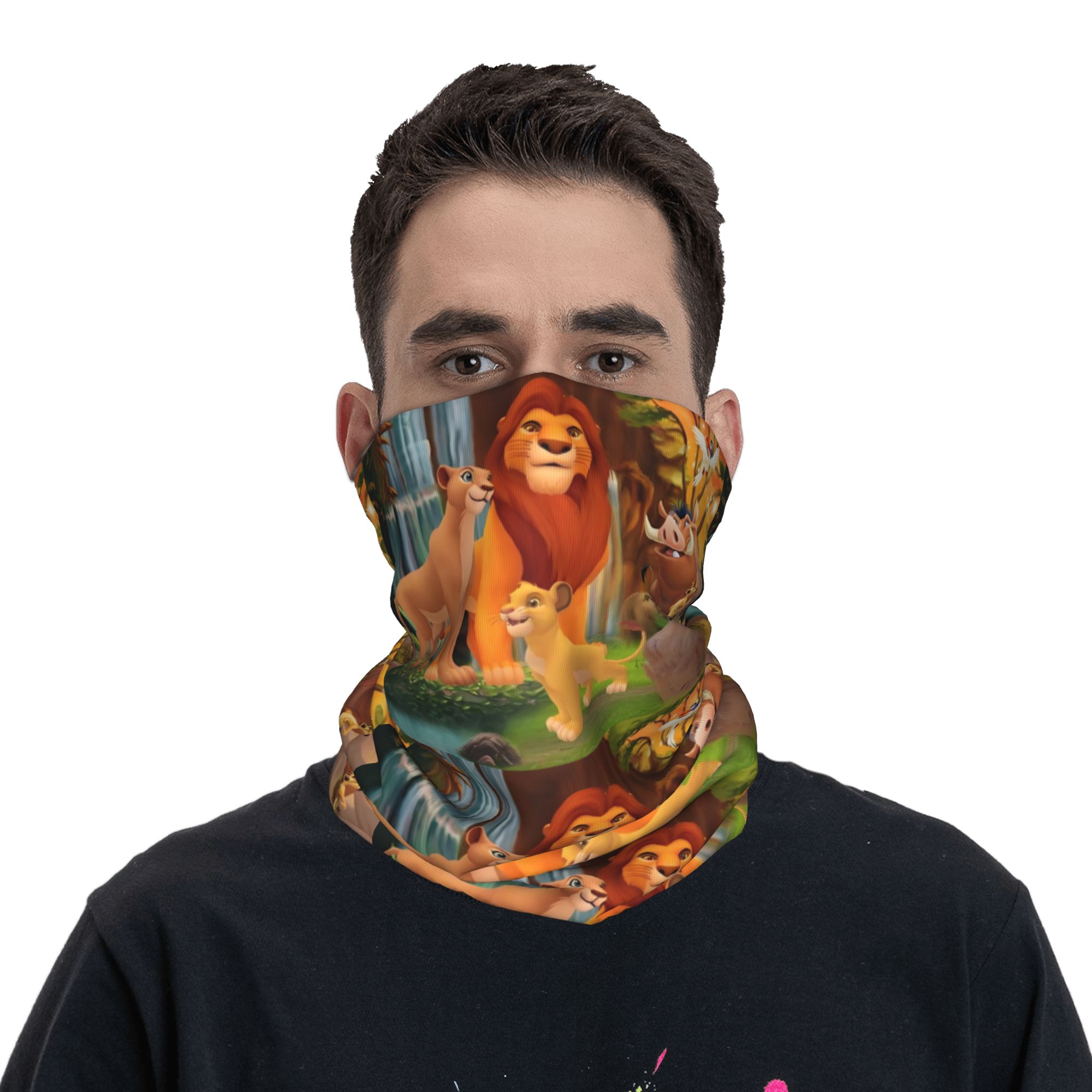 وشاح رقبة مخصص بتصميم L-Lions  - مراجعة Men Fashion King وسعره