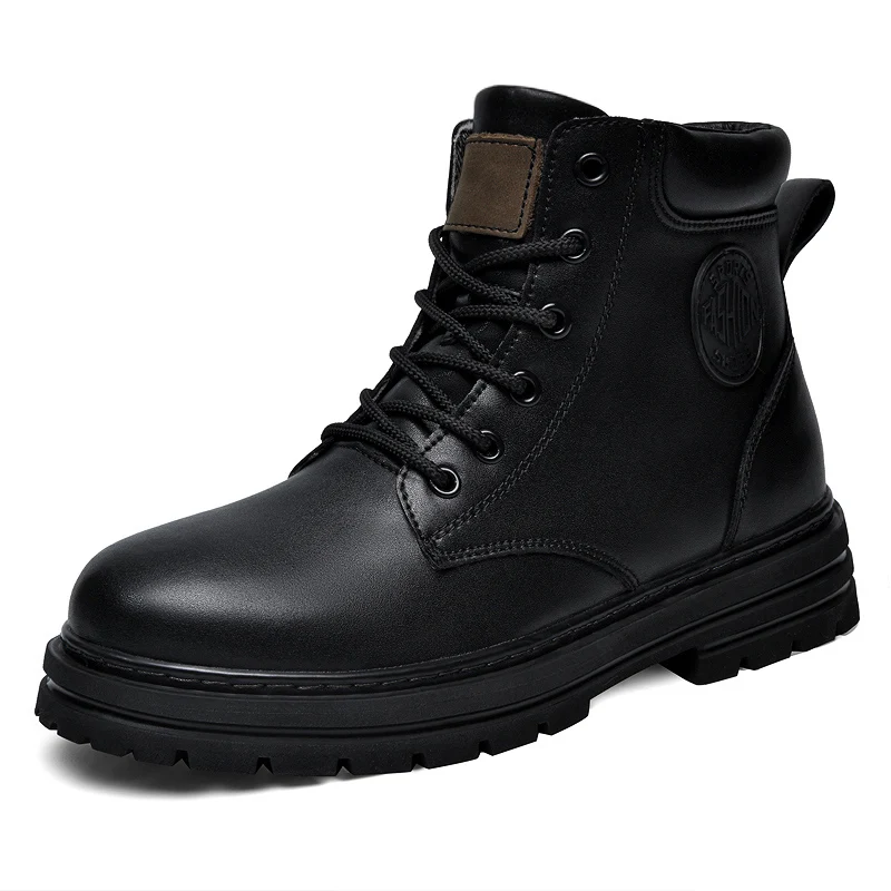 حجم كبير 49 50 الشتاء الأحذية  - مراجعة Fashion Men'S Boots وسعره