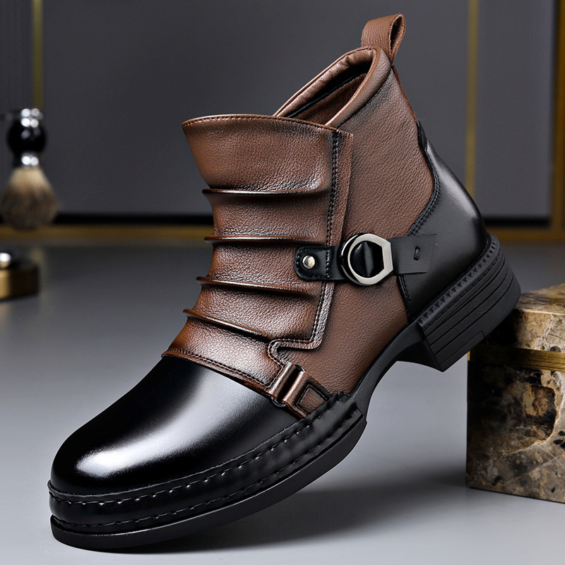 أحذية الكاحل الرجالية الجديدة  - مراجعة Fashion Men'S Boots وسعره