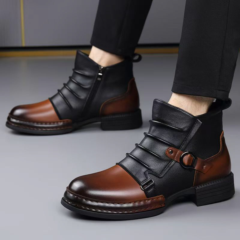 أحذية الكاحل الرجالية الجديدة  - مراجعة Fashion Men'S Boots وسعره