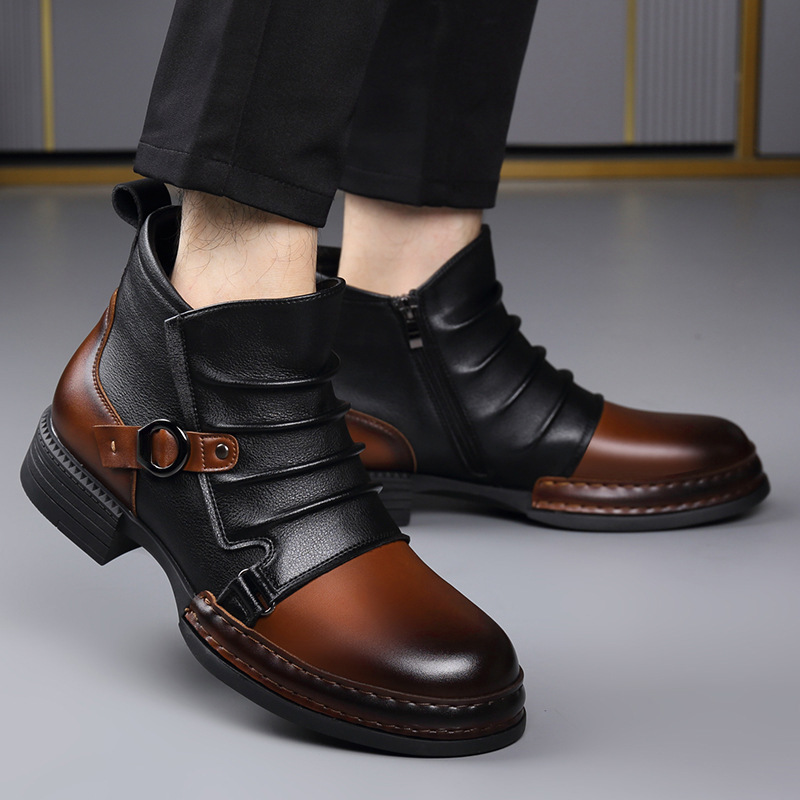 أحذية الكاحل الرجالية الجديدة  - مراجعة Fashion Men'S Boots وسعره