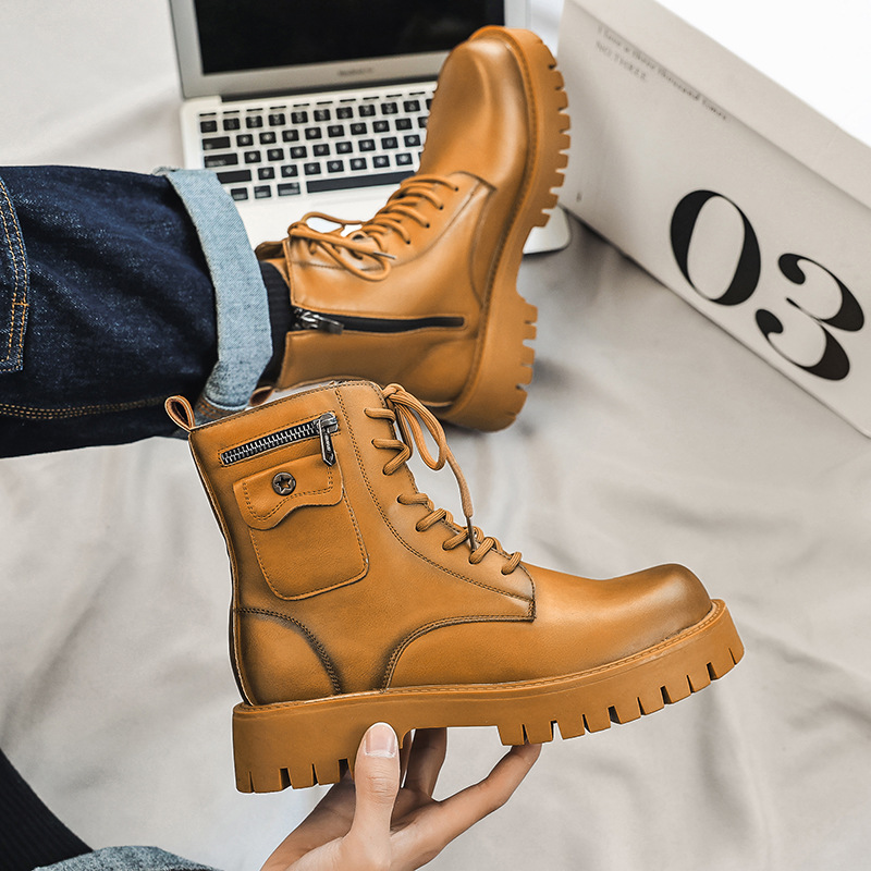 2025 الاتجاه الرجال الأحذية أح - مراجعة Fashion Men'S Boots وسعره