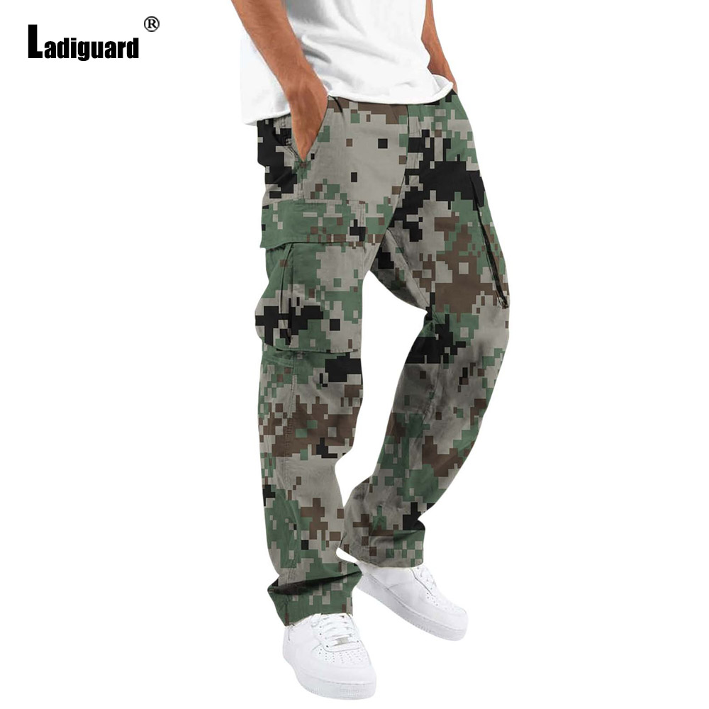 2025 الرجال الوقوف جيب موضة كا - مراجعة Mens Fashion Camo Pants وسعره