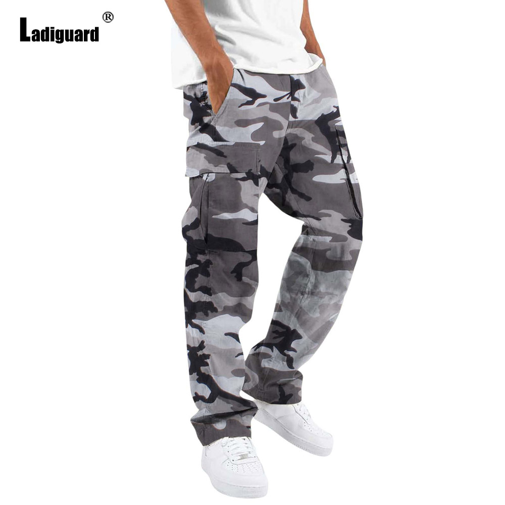2025 الرجال الوقوف جيب موضة كا - مراجعة Mens Fashion Camo Pants وسعره