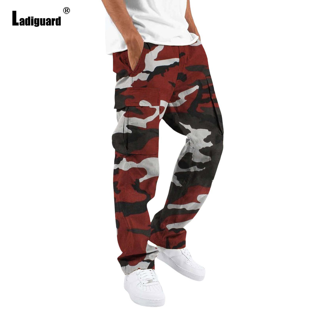 2025 الرجال الوقوف جيب موضة كا - مراجعة Mens Fashion Camo Pants وسعره