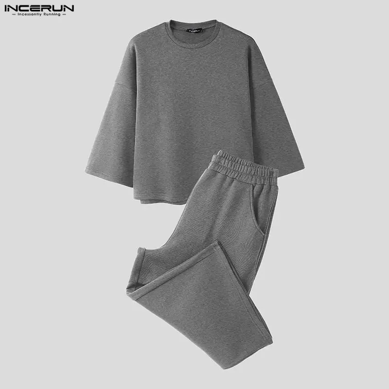 طقم رجالي من INCERUN بلون موحد - مراجعة Men'S Fashion Formal وسعره
