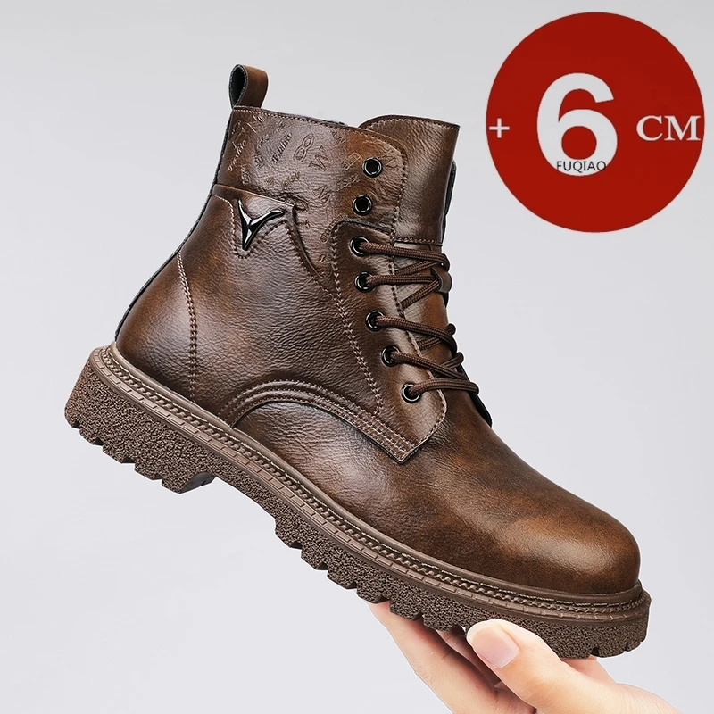 6 سنتيمتر الارتفاع غير مرئية ز - مراجعة Fashion Men'S Boots وسعره