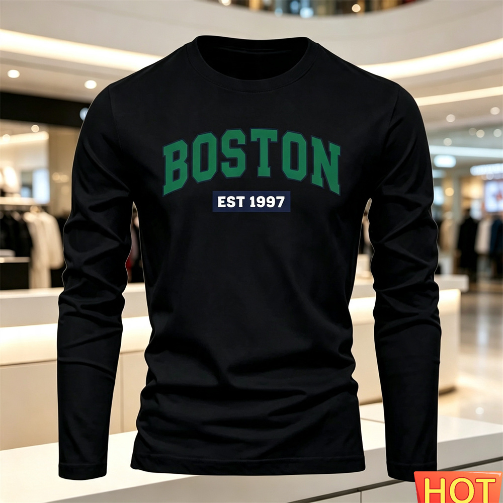 تي شيرت رجالي بأكمام طويلة للخ - مراجعة Men'S Tops Fashion وسعره