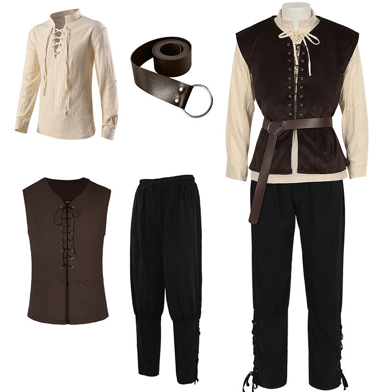 طقم زي عصر النهضة للرجال مكون  - مراجعة Men'S Dress Pants Fashion وسعره