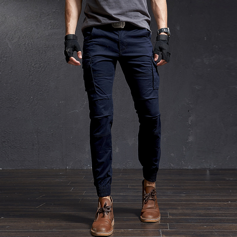 موضة عالية الجودة سليم التمويه - مراجعة Mens Fashion Camo Pants وسعره