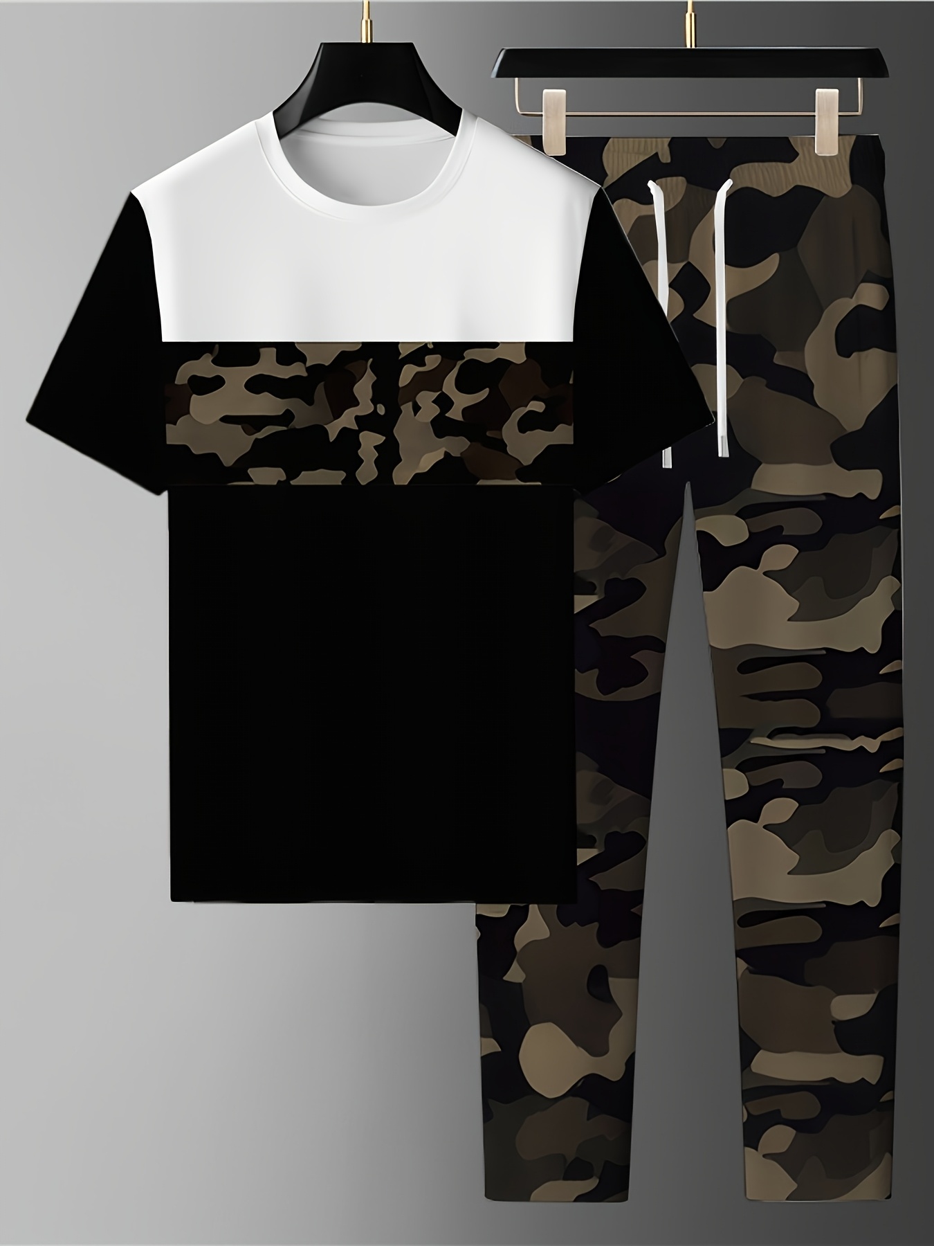طقم رجالي صيفي جديد 2026 بأكما - مراجعة Mens Fashion Camo Pants وسعره