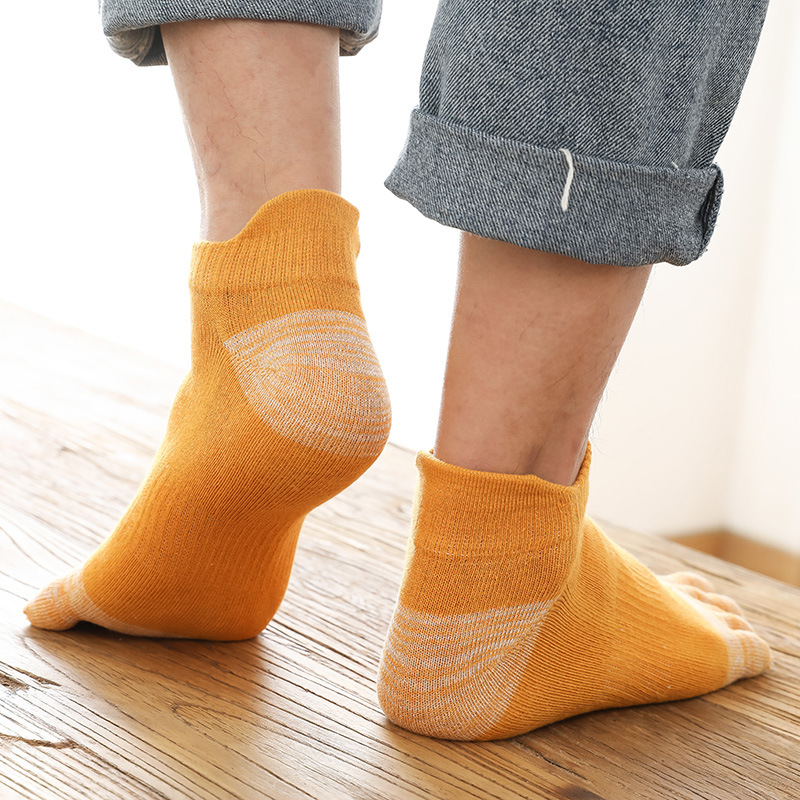 5 أزواج من الجوارب القطنية الق - مراجعة Men'S Fashion Quarter Socks وسعره
