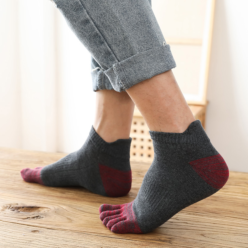5 أزواج من الجوارب القطنية الق - مراجعة Men'S Fashion Quarter Socks وسعره