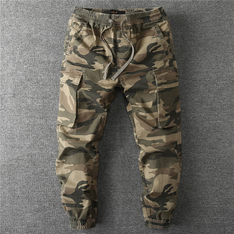 بنطلون كارجو رجالي متعدد الجيو - مراجعة Mens Fashion Camo Pants وسعره