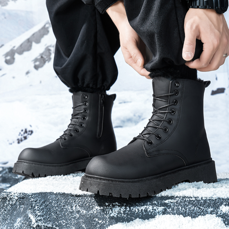 أحذية رجالية دافئة عالية الساق - مراجعة Fashion Men'S Boots وسعره