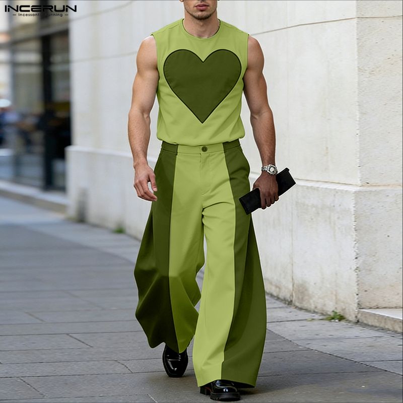 طقم رجالي من INCERUN بتصميم مر - مراجعة Men'S Tops Fashion وسعره