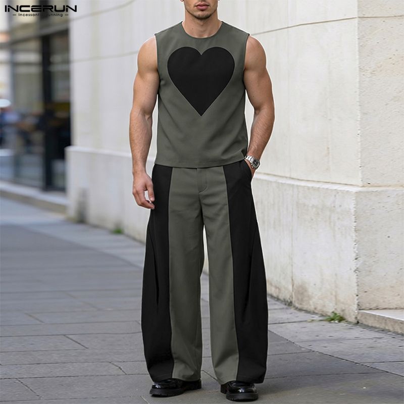 طقم رجالي من INCERUN بتصميم مر - مراجعة Men'S Tops Fashion وسعره