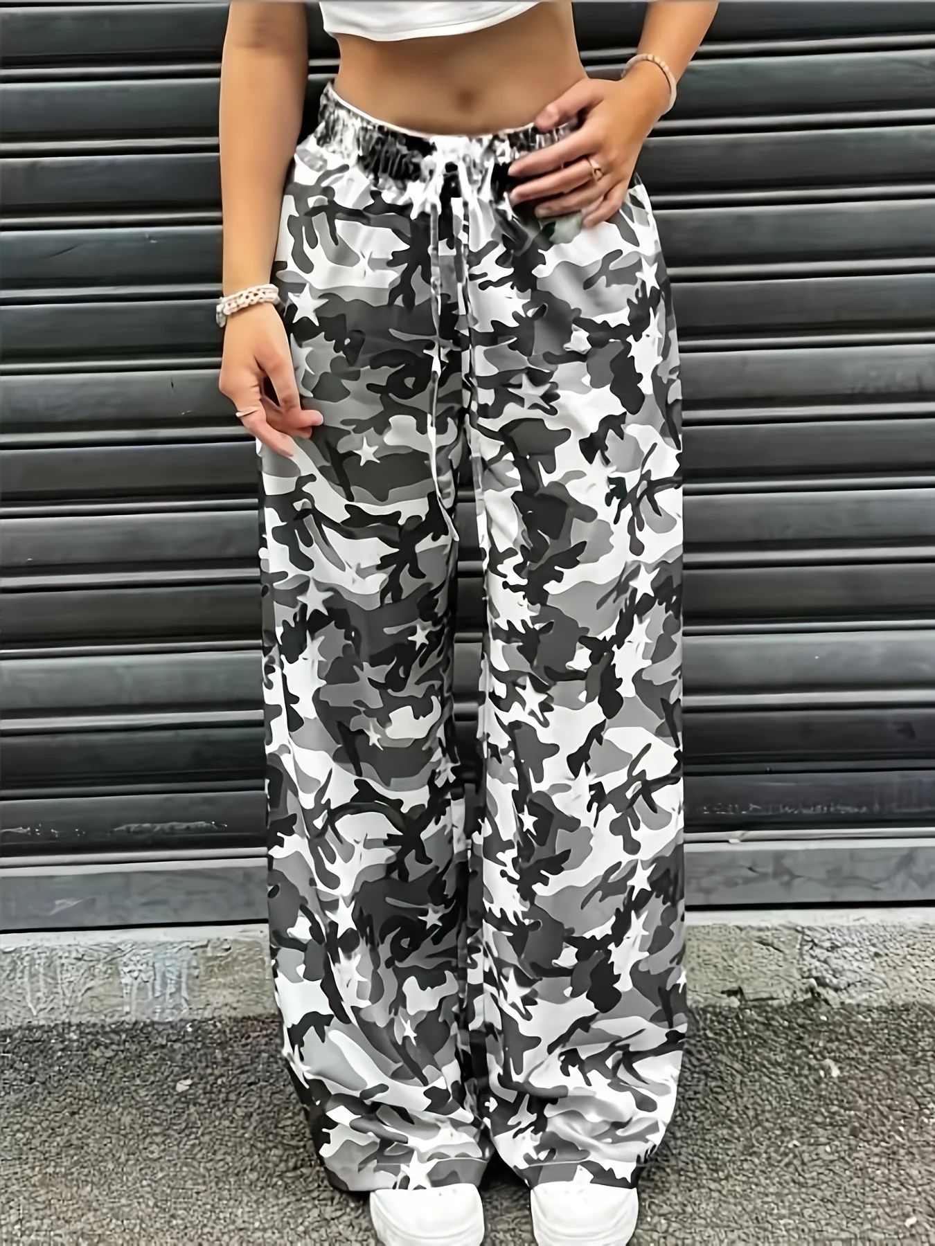 بنطلون رياضي واسع الساق بنمط ا - مراجعة Mens Fashion Camo Pants وسعره