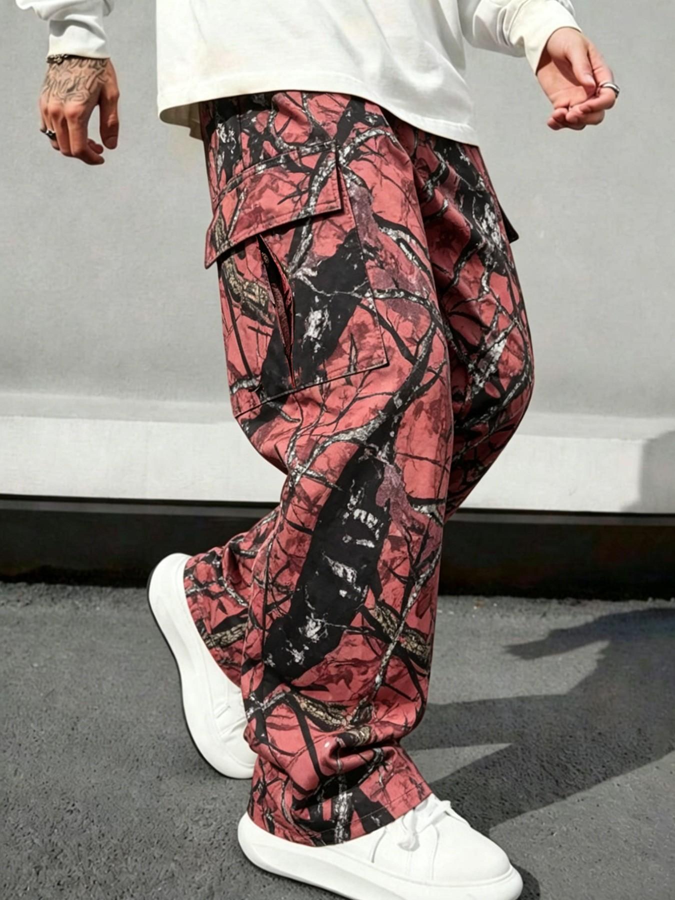 بنطلون جينز رجالي مموه بقصة مس - مراجعة Mens Fashion Camo Pants وسعره