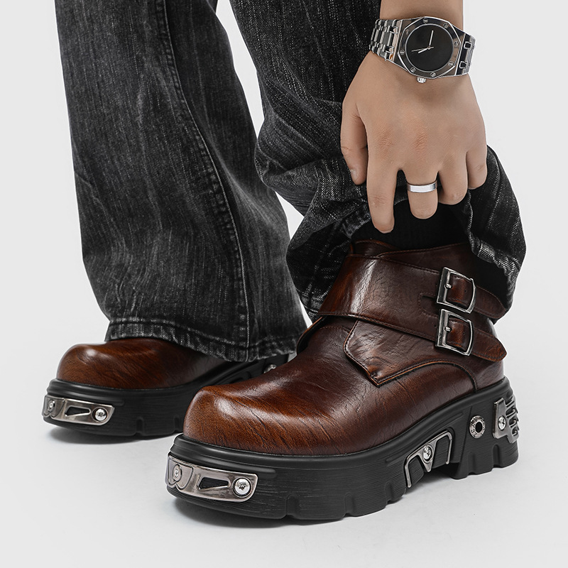 أحذية رجالية كبيرة الحجم على ا - مراجعة Fashion Men'S Boots وسعره