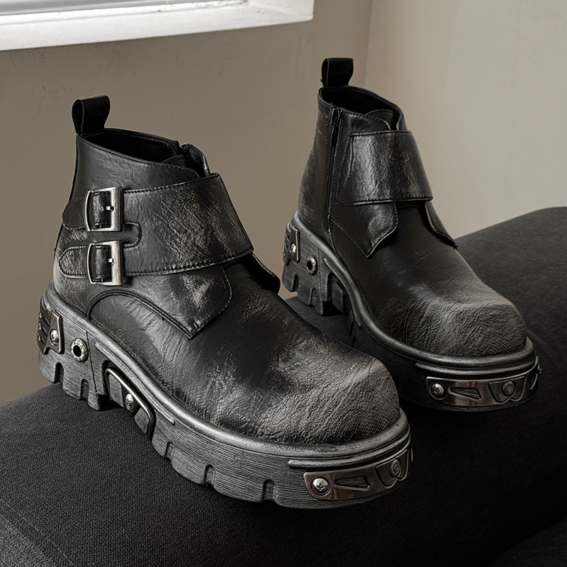 أحذية رجالية كبيرة الحجم على ا - مراجعة Fashion Men'S Boots وسعره