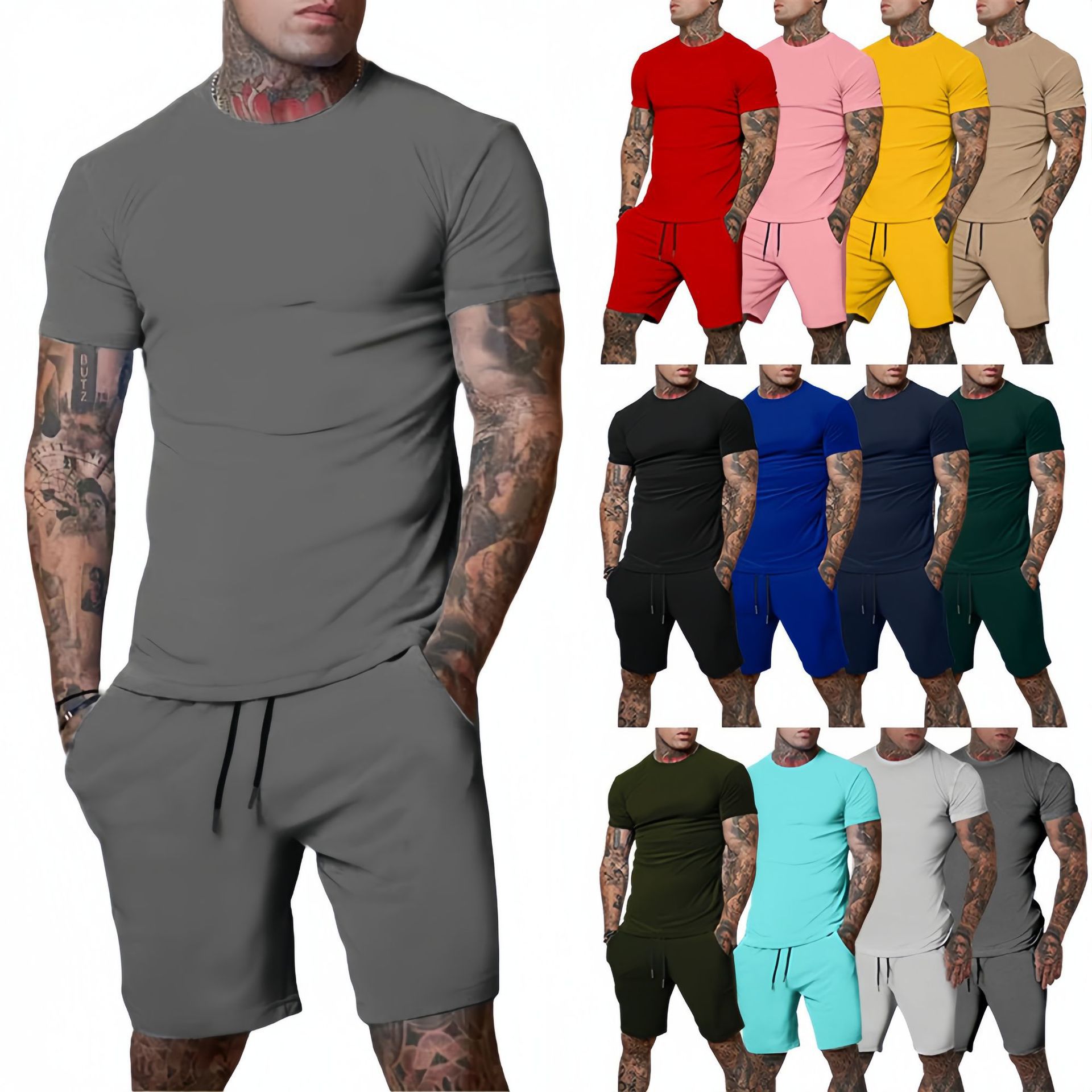 بدلة رياضية صيفية أنيقة وعصرية - مراجعة Queer Men'S Fashion وسعره