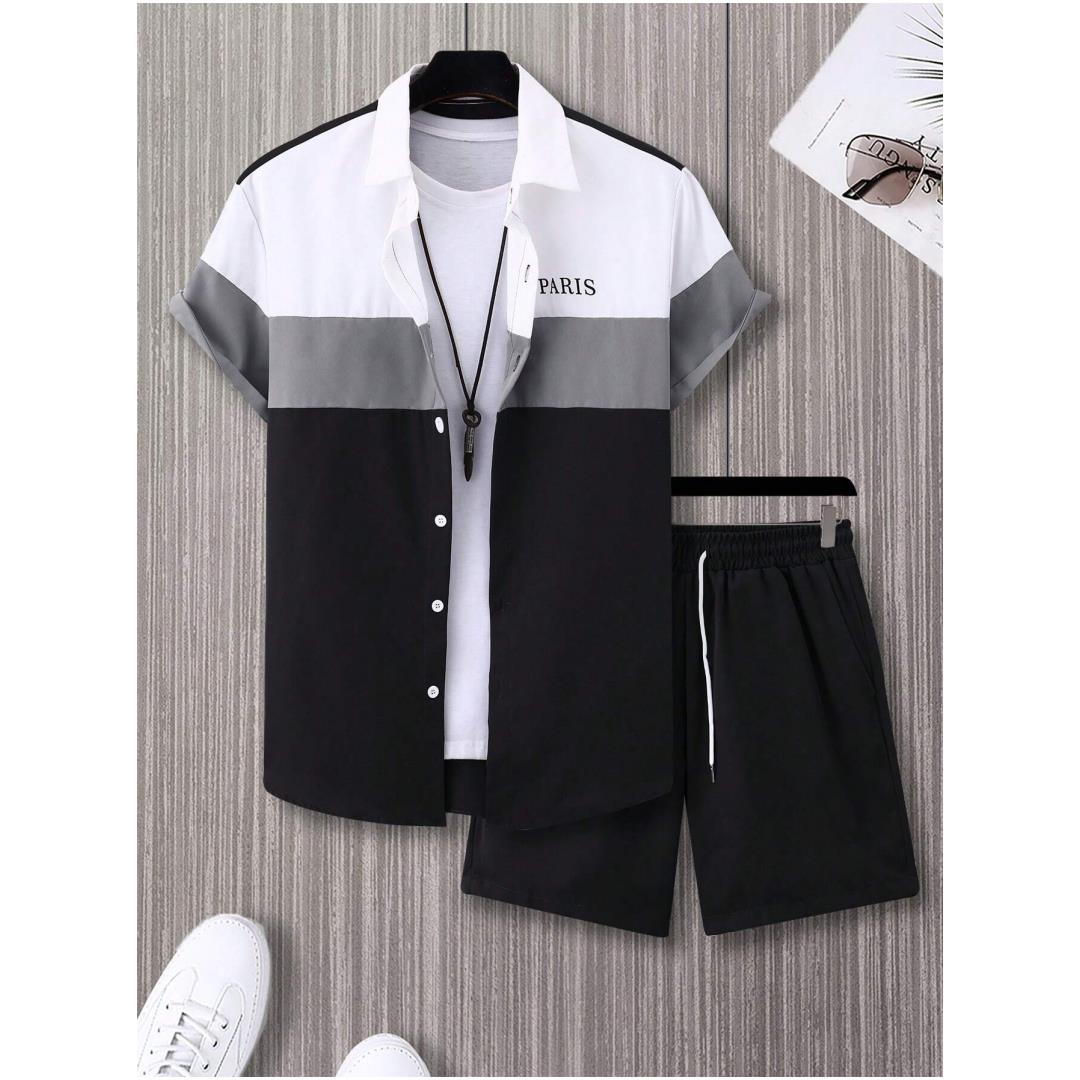 بدلة رجالية أنيقة زرقاء وبيضاء - مراجعة Queer Men'S Fashion وسعره